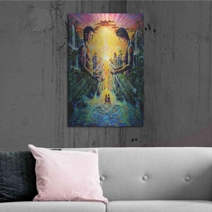 Luxe Metal Art 'Veneration 'by Jan Kasparec, Metal Wall Art,24x36