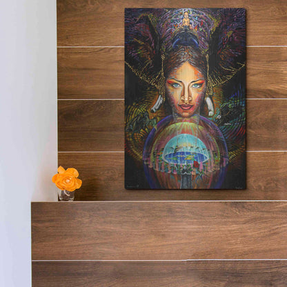 Luxe Metal Art 'The Firmament' by Jan Kasparec, Metal Wall Art,12x16