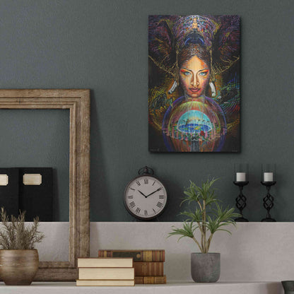 Luxe Metal Art 'The Firmament' by Jan Kasparec, Metal Wall Art,12x16