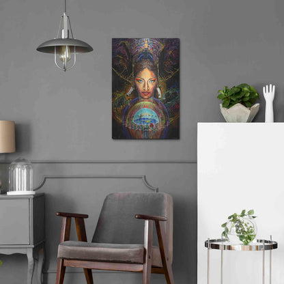Luxe Metal Art 'The Firmament' by Jan Kasparec, Metal Wall Art,16x24