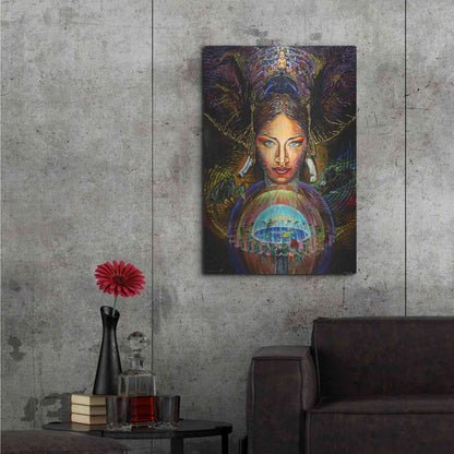 Luxe Metal Art 'The Firmament' by Jan Kasparec, Metal Wall Art,24x36