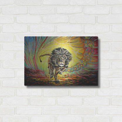 Luxe Metal Art 'Strenth And Honor' by Jan Kasparec, Metal Wall Art,24x16