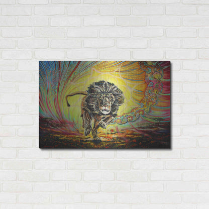 Luxe Metal Art 'Strenth And Honor' by Jan Kasparec, Metal Wall Art,36x24