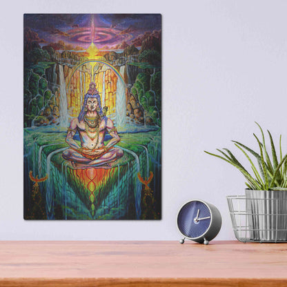 Luxe Metal Art 'Shiva Phoenix' by Jan Kasparec, Metal Wall Art,12x16