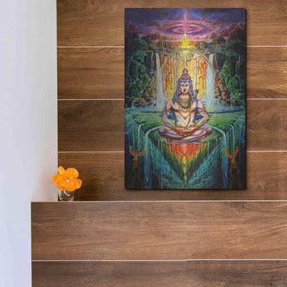 Luxe Metal Art 'Shiva Phoenix' by Jan Kasparec, Metal Wall Art,12x16
