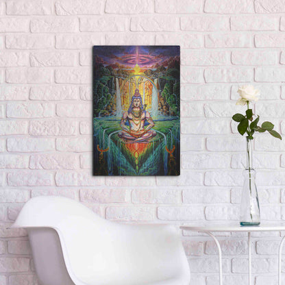 Luxe Metal Art 'Shiva Phoenix' by Jan Kasparec, Metal Wall Art,16x24