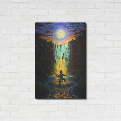 Luxe Metal Art 'Shaman Fire' by Jan Kasparec, Metal Wall Art,24x36
