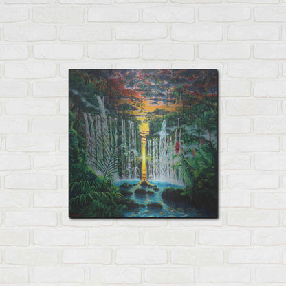 Luxe Metal Art 'Paradise 'by Jan Kasparec, Metal Wall Art,24x24