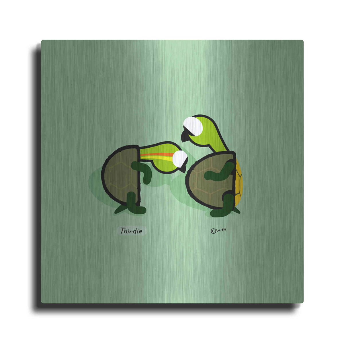 Luxe Metal Art 'Thirdle' by Chuck Wimmer, Metal Wall Art