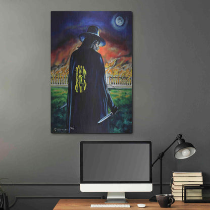 Luxe Metal Art 'Mr V And Fed' by Jan Kasparec, Metal Wall Art,24x36