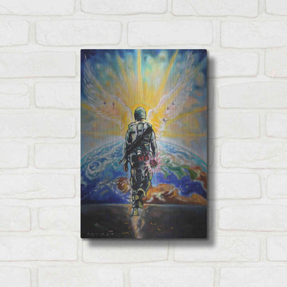 Luxe Metal Art 'Love Grenade' by Jan Kasparec, Metal Wall Art,12x16