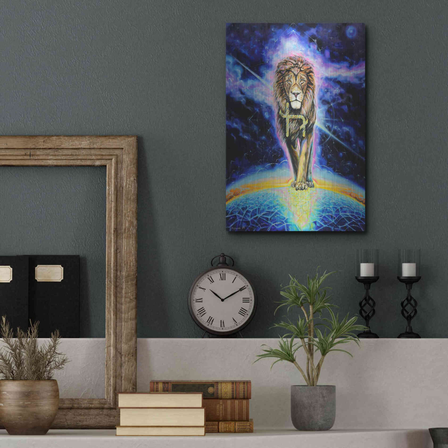 Luxe Metal Art 'Halo 'by Jan Kasparec, Metal Wall Art,12x16