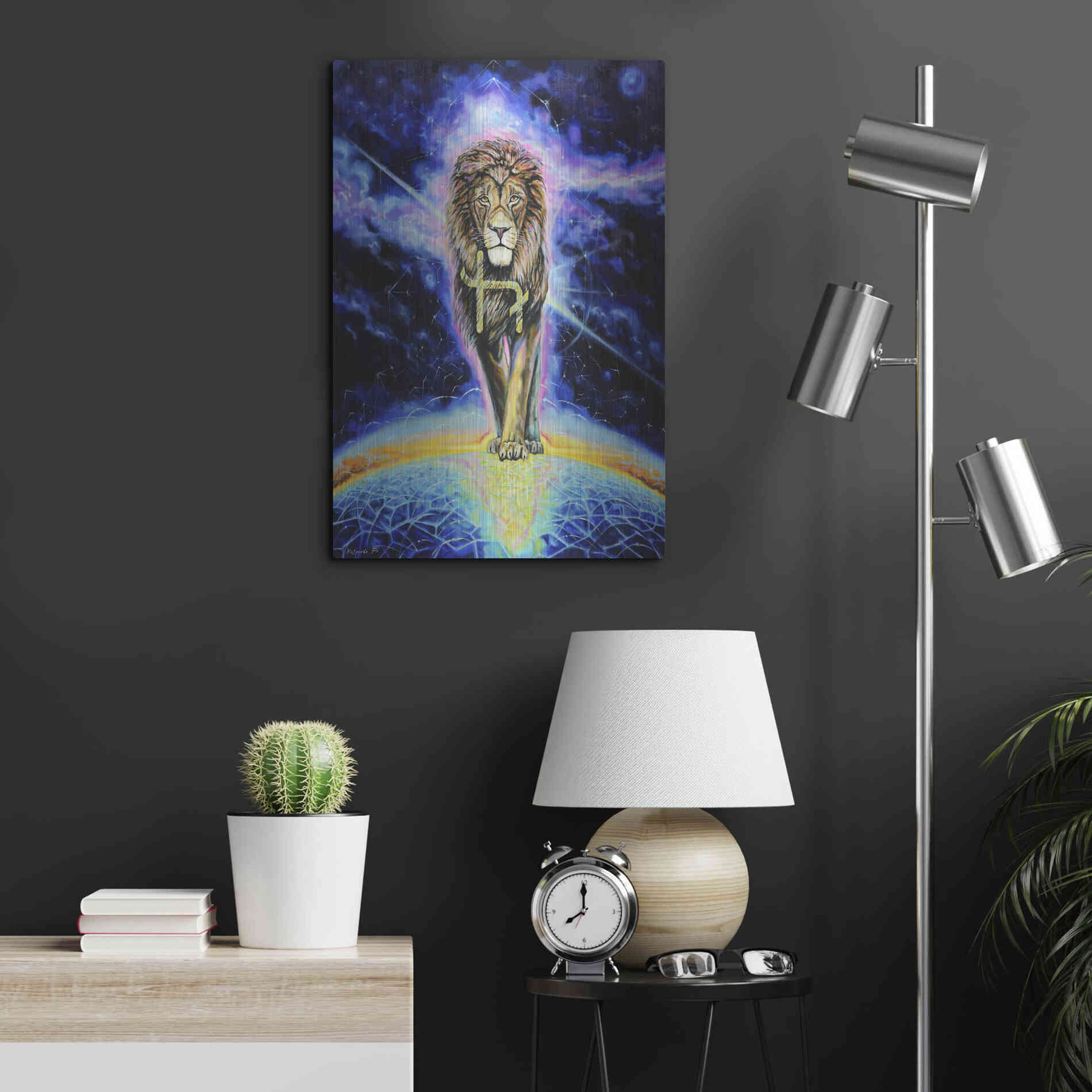 Luxe Metal Art 'Halo 'by Jan Kasparec, Metal Wall Art,16x24