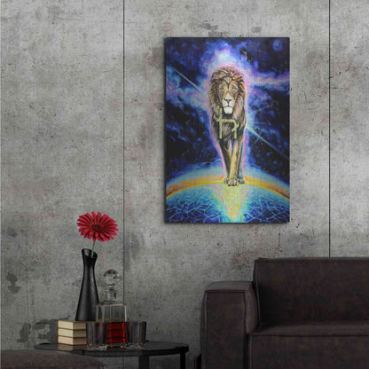 Luxe Metal Art 'Halo 'by Jan Kasparec, Metal Wall Art,24x36