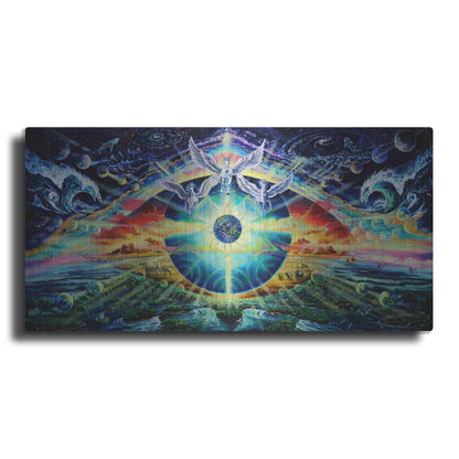 Luxe Metal Art 'God's Eye 2' by Jan Kasparec, Metal Wall Art