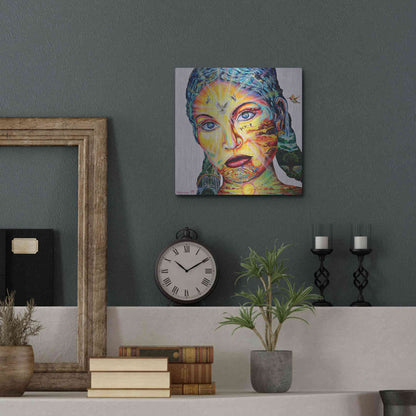 Luxe Metal Art 'Gaia I' by Jan Kasparec, Metal Wall Art,12x12