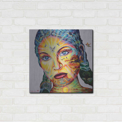 Luxe Metal Art 'Gaia I' by Jan Kasparec, Metal Wall Art,24x24