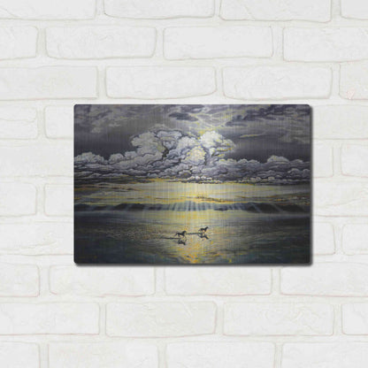 Luxe Metal Art 'Freedom' by Jan Kasparec, Metal Wall Art,16x12
