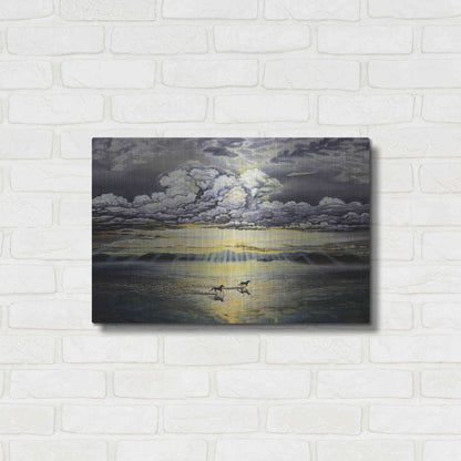 Luxe Metal Art 'Freedom' by Jan Kasparec, Metal Wall Art,24x16