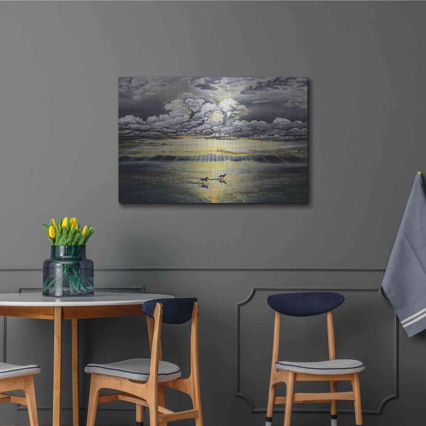 Luxe Metal Art 'Freedom' by Jan Kasparec, Metal Wall Art,36x24