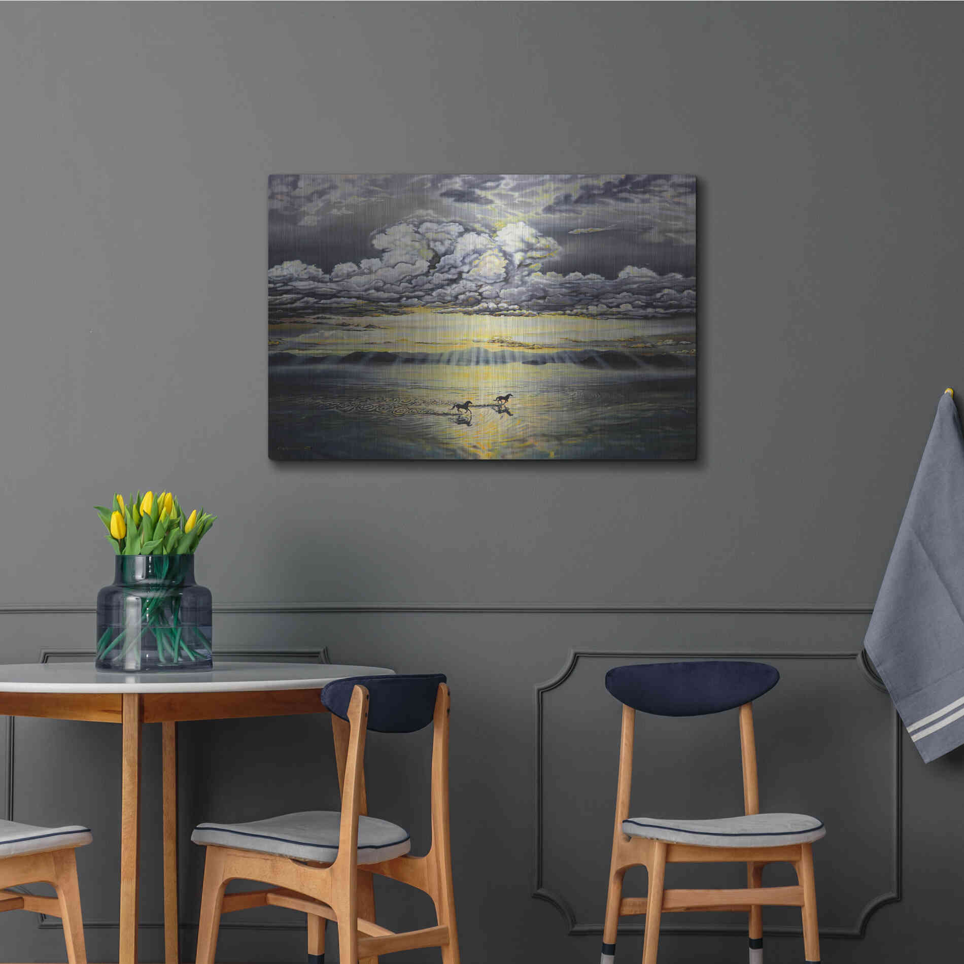 Luxe Metal Art 'Freedom' by Jan Kasparec, Metal Wall Art,36x24