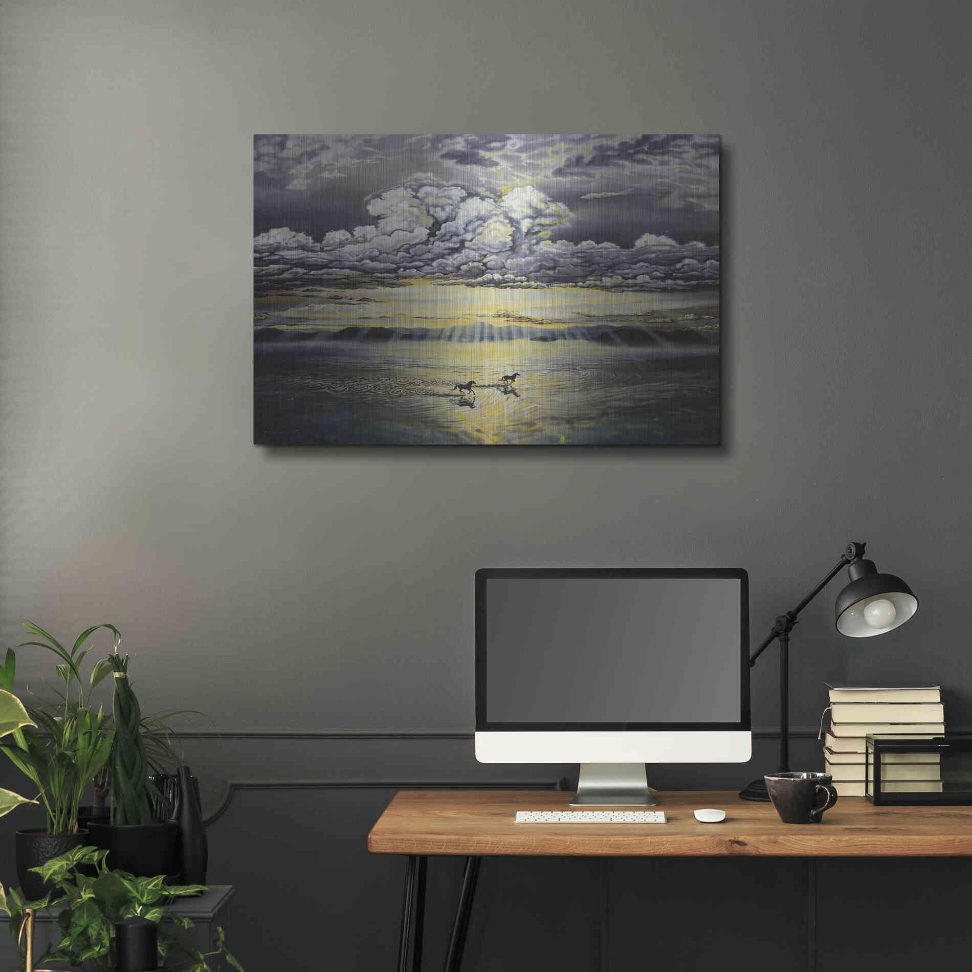 Luxe Metal Art 'Freedom' by Jan Kasparec, Metal Wall Art,36x24