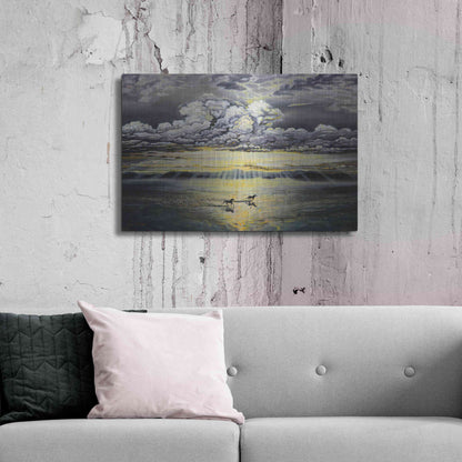 Luxe Metal Art 'Freedom' by Jan Kasparec, Metal Wall Art,36x24