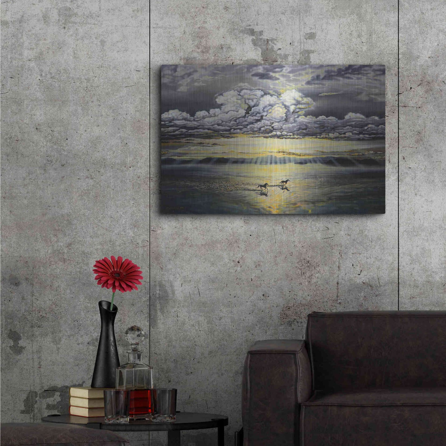 Luxe Metal Art 'Freedom' by Jan Kasparec, Metal Wall Art,36x24