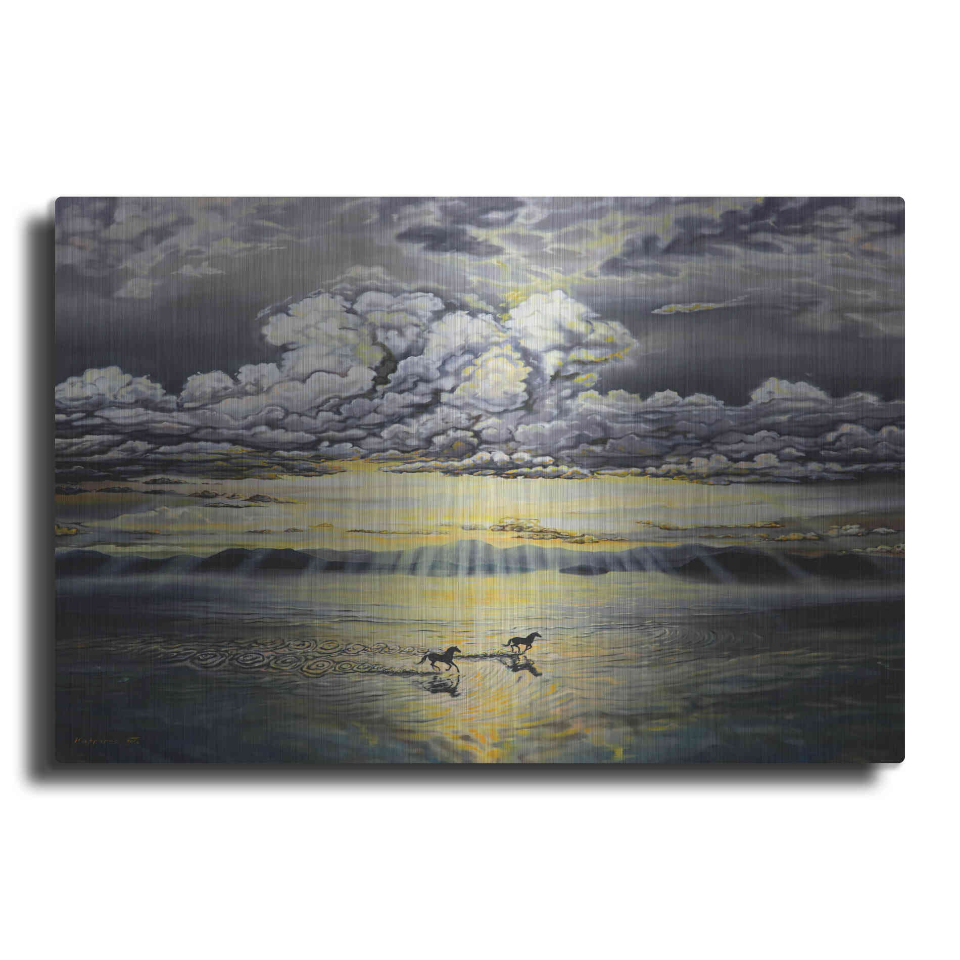 Luxe Metal Art 'Freedom' by Jan Kasparec, Metal Wall Art
