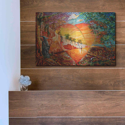 Luxe Metal Art 'Follow Your Dream' by Jan Kasparec, Metal Wall Art,16x12