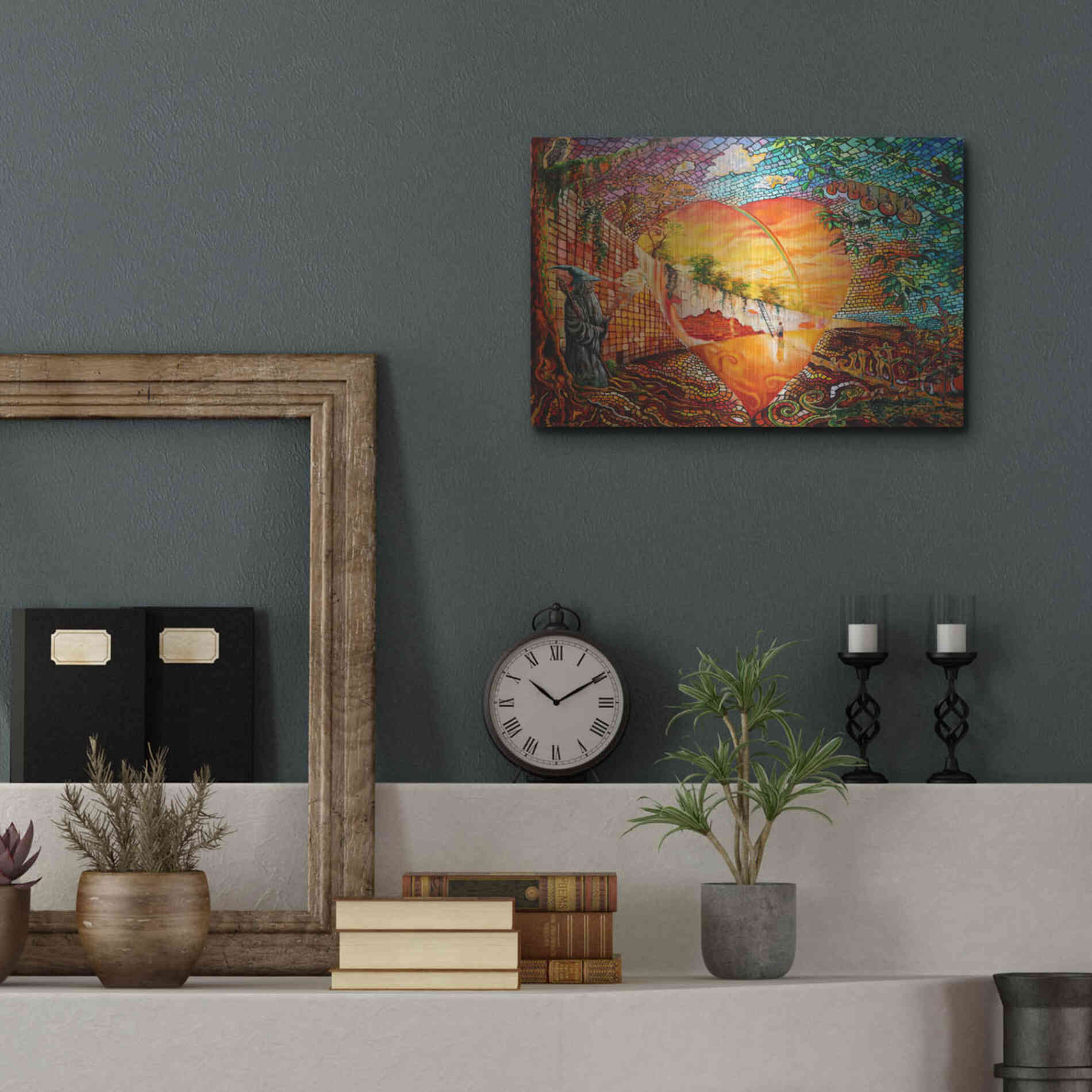Luxe Metal Art 'Follow Your Dream' by Jan Kasparec, Metal Wall Art,16x12