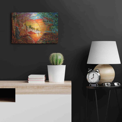 Luxe Metal Art 'Follow Your Dream' by Jan Kasparec, Metal Wall Art,24x16
