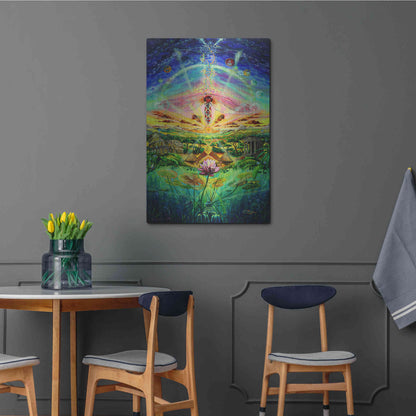 Luxe Metal Art 'Evolution' by Jan Kasparec, Metal Wall Art,24x36