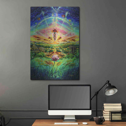 Luxe Metal Art 'Evolution' by Jan Kasparec, Metal Wall Art,24x36