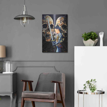 Luxe Metal Art 'Eclipse' by Jan Kasparec, Metal Wall Art,16x24