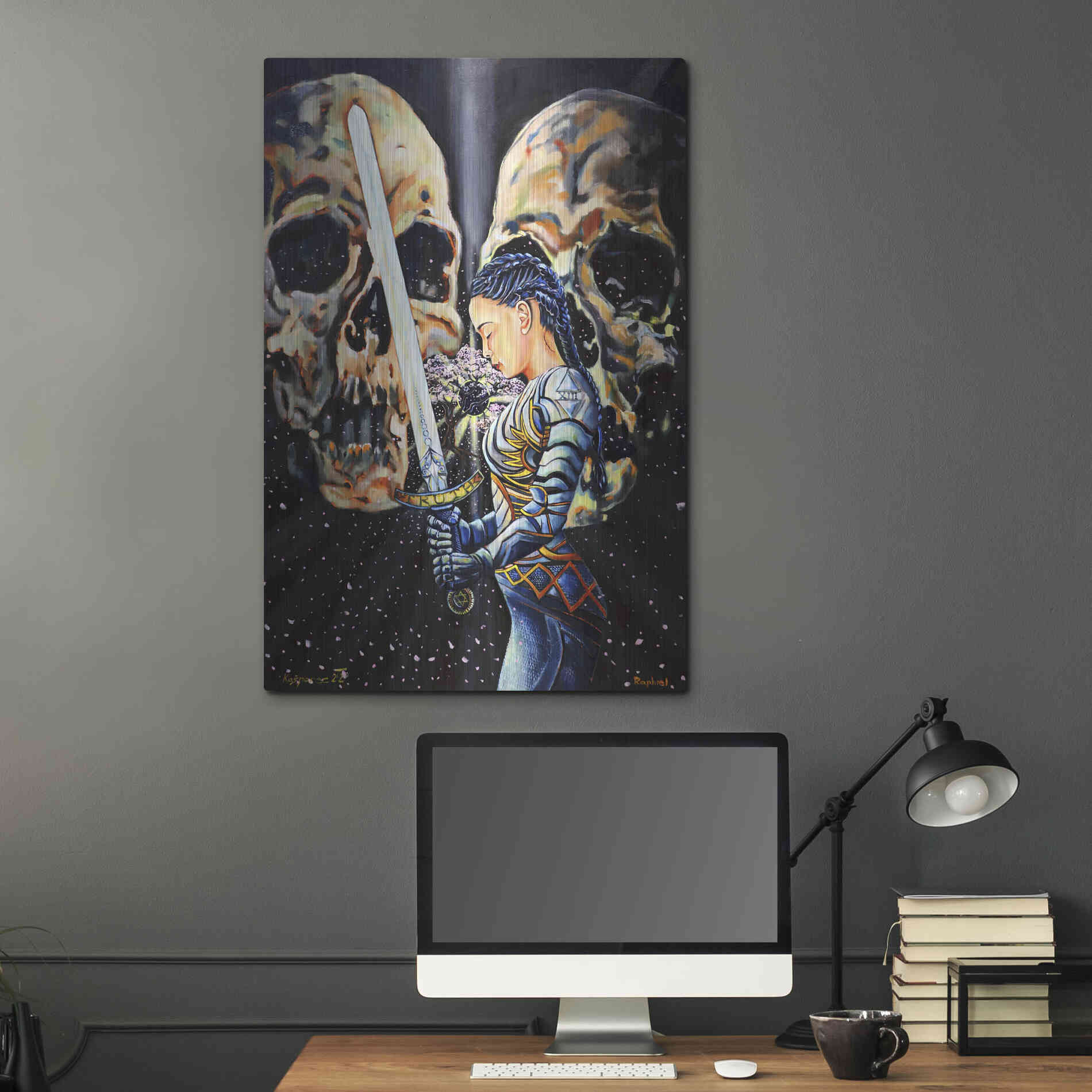 Luxe Metal Art 'Eclipse' by Jan Kasparec, Metal Wall Art,24x36