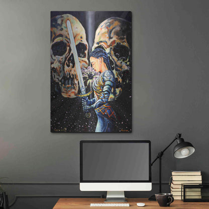 Luxe Metal Art 'Eclipse' by Jan Kasparec, Metal Wall Art,24x36