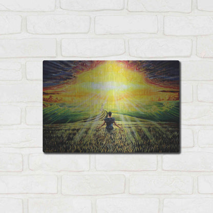 Luxe Metal Art 'Coming Back Home II' by Jan Kasparec, Metal Wall Art,16x12