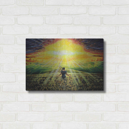 Luxe Metal Art 'Coming Back Home II' by Jan Kasparec, Metal Wall Art,24x16