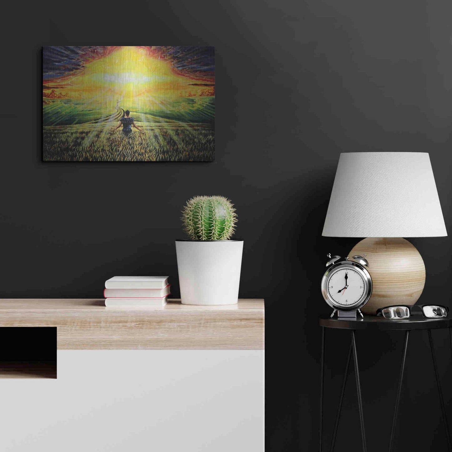 Luxe Metal Art 'Coming Back Home II' by Jan Kasparec, Metal Wall Art,24x16