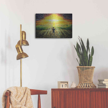 Luxe Metal Art 'Coming Back Home II' by Jan Kasparec, Metal Wall Art,24x16