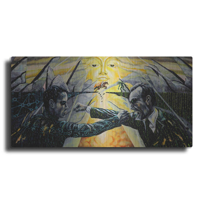 Luxe Metal Art 'Battle' by Jan Kasparec, Metal Wall Art