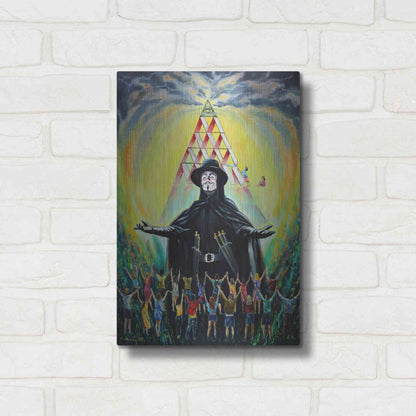 Luxe Metal Art 'Revolution' by Jan Kasparec, Metal Wall Art,12x16