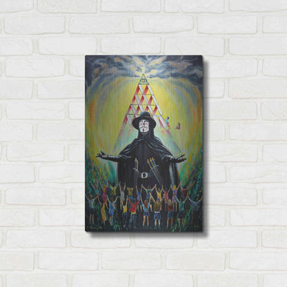 Luxe Metal Art 'Revolution' by Jan Kasparec, Metal Wall Art,16x24