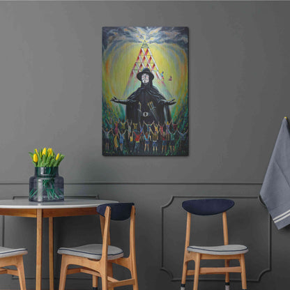 Luxe Metal Art 'Revolution' by Jan Kasparec, Metal Wall Art,24x36