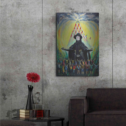 Luxe Metal Art 'Revolution' by Jan Kasparec, Metal Wall Art,24x36