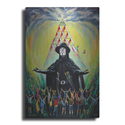 Luxe Metal Art 'Revolution' by Jan Kasparec, Metal Wall Art