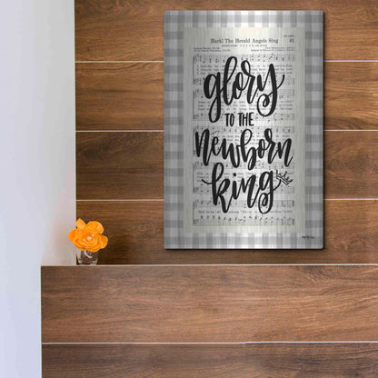 Luxe Metal Art 'Angels We Have Heard II' by Imperfect Dust, Metal Wall Art,12x16