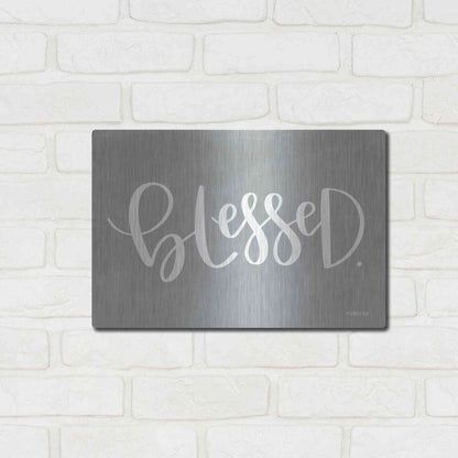 Luxe Metal Art 'Blessed' by Imperfect Dust, Metal Wall Art,16x12