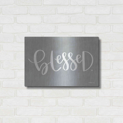 Luxe Metal Art 'Blessed' by Imperfect Dust, Metal Wall Art,24x16